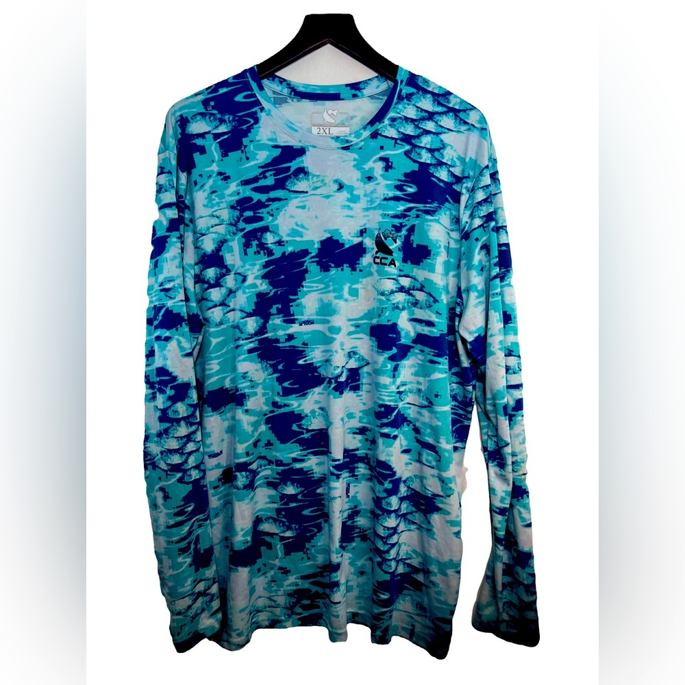 2xl PFG blue camo ccg long sleeve